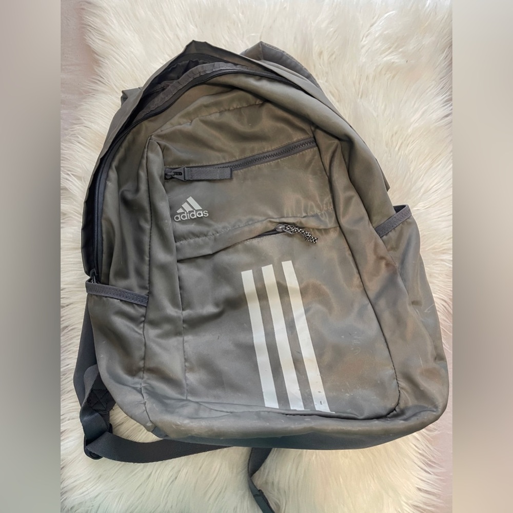 Adidas green backpack